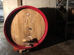 Barrel in the barrel room