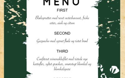 Delicious Four Course Dinner by the Food Nomad